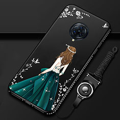 Funda Silicona Gel Goma Vestido de Novia Carcasa para Vivo Nex 3 Verde