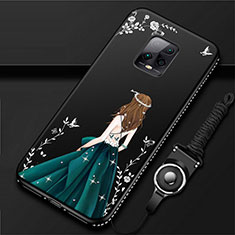 Funda Silicona Gel Goma Vestido de Novia Carcasa para Xiaomi Redmi 10X Pro 5G Verde