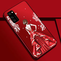 Funda Silicona Gel Goma Vestido de Novia Carcasa S01 para Huawei Honor V30 5G Vistoso