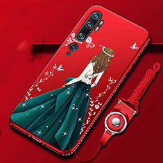 Funda Silicona Gel Goma Vestido de Novia Carcasa S01 para Xiaomi Mi Note 10 Pro Multicolor