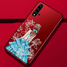 Funda Silicona Gel Goma Vestido de Novia Carcasa S02 para Huawei Nova 5 Vistoso