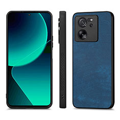 Funda Silicona Goma de Cuero Carcasa AD1 para Xiaomi Redmi K60 Ultra 5G Azul