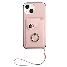 Funda Silicona Goma de Cuero Carcasa BF1 para Apple iPhone 14 Oro Rosa