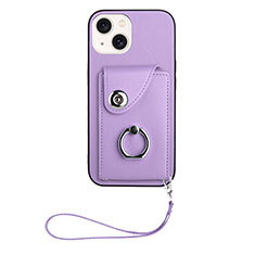 Funda Silicona Goma de Cuero Carcasa BF1 para Apple iPhone 14 Plus Morado