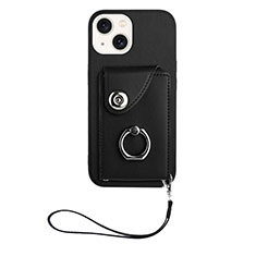 Funda Silicona Goma de Cuero Carcasa BF1 para Apple iPhone 14 Plus Negro