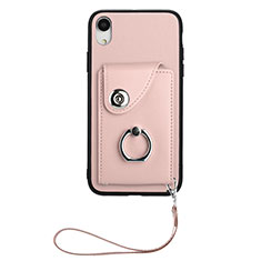 Funda Silicona Goma de Cuero Carcasa BF1 para Apple iPhone XR Oro Rosa