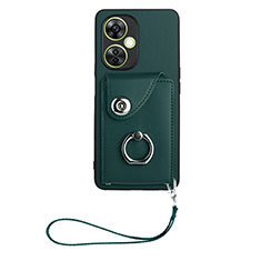 Funda Silicona Goma de Cuero Carcasa BF1 para OnePlus Nord CE 3 Lite 5G Verde Noche