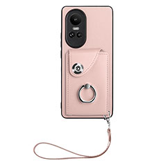 Funda Silicona Goma de Cuero Carcasa BF1 para Oppo Reno10 5G Oro Rosa