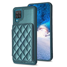 Funda Silicona Goma de Cuero Carcasa BF1 para Samsung Galaxy A12 Nacho Verde