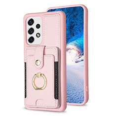 Funda Silicona Goma de Cuero Carcasa BF1 para Samsung Galaxy A53 5G Oro Rosa