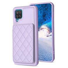 Funda Silicona Goma de Cuero Carcasa BF1 para Samsung Galaxy M12 Purpura Claro