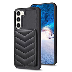 Funda Silicona Goma de Cuero Carcasa BF1 para Samsung Galaxy S22 Plus 5G Negro