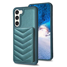 Funda Silicona Goma de Cuero Carcasa BF1 para Samsung Galaxy S22 Plus 5G Verde