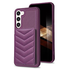 Funda Silicona Goma de Cuero Carcasa BF1 para Samsung Galaxy S24 Plus 5G Morado