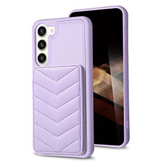 Funda Silicona Goma de Cuero Carcasa BF1 para Samsung Galaxy S24 Plus 5G Purpura Claro