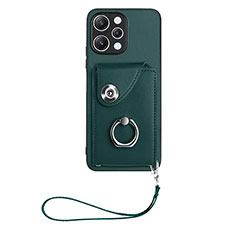 Funda Silicona Goma de Cuero Carcasa BF1 para Xiaomi Poco M6 Pro 5G Verde Noche