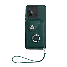 Funda Silicona Goma de Cuero Carcasa BF1 para Xiaomi Redmi 11A 4G Verde Noche