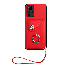 Funda Silicona Goma de Cuero Carcasa BF1 para Xiaomi Redmi Note 12S Rojo