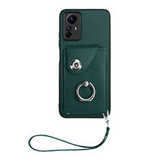 Funda Silicona Goma de Cuero Carcasa BF1 para Xiaomi Redmi Note 12S Verde Noche