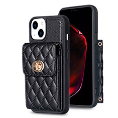 Funda Silicona Goma de Cuero Carcasa BF2 para Apple iPhone 14 Plus Negro