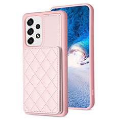 Funda Silicona Goma de Cuero Carcasa BF2 para Samsung Galaxy A53 5G Oro Rosa