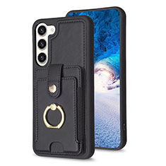 Funda Silicona Goma de Cuero Carcasa BF2 para Samsung Galaxy S23 Plus 5G Negro