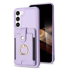 Funda Silicona Goma de Cuero Carcasa BF2 para Samsung Galaxy S25 5G Purpura Claro