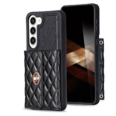 Funda Silicona Goma de Cuero Carcasa BF3 para Samsung Galaxy S24 Plus 5G Negro