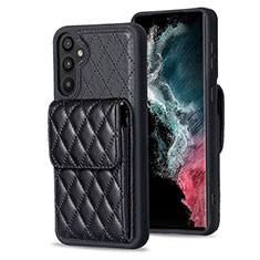 Funda Silicona Goma de Cuero Carcasa BF4 para Samsung Galaxy A34 5G Negro