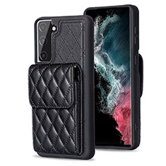 Funda Silicona Goma de Cuero Carcasa BF4 para Samsung Galaxy S21 FE 5G Negro