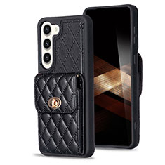 Funda Silicona Goma de Cuero Carcasa BF4 para Samsung Galaxy S24 5G Negro