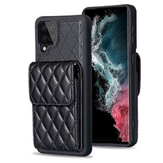 Funda Silicona Goma de Cuero Carcasa BF6 para Samsung Galaxy F12 Negro