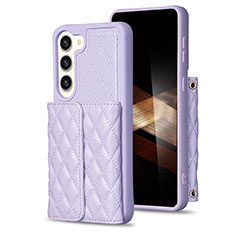 Funda Silicona Goma de Cuero Carcasa BF6 para Samsung Galaxy S24 Plus 5G Purpura Claro