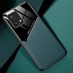 Funda Silicona Goma de Cuero Carcasa con Magnetico para Realme Narzo 50 Pro 5G Verde