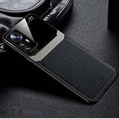 Funda Silicona Goma de Cuero Carcasa con Magnetico S01 para Xiaomi Mi 12S 5G Negro