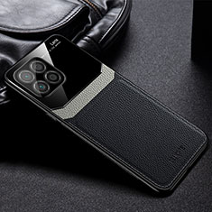 Funda Silicona Goma de Cuero Carcasa FL1 para Huawei Honor 70 Lite 5G Negro