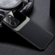 Funda Silicona Goma de Cuero Carcasa FL1 para Huawei Honor 80 SE 5G Negro