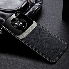 Funda Silicona Goma de Cuero Carcasa FL1 para Huawei Honor Magic4 5G Negro