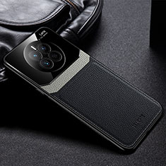 Funda Silicona Goma de Cuero Carcasa FL1 para Huawei Mate 50E Negro