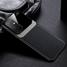 Funda Silicona Goma de Cuero Carcasa FL1 para OnePlus 9 5G Negro