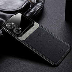 Funda Silicona Goma de Cuero Carcasa FL1 para Oppo K10 Pro 5G Negro