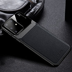 Funda Silicona Goma de Cuero Carcasa FL1 para Samsung Galaxy A91 Negro