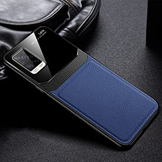 Funda Silicona Goma de Cuero Carcasa FL1 para Vivo V20 (2021) Azul