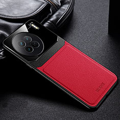 Funda Silicona Goma de Cuero Carcasa FL1 para Vivo X90 5G Rojo