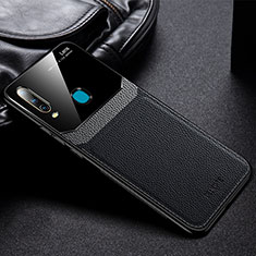 Funda Silicona Goma de Cuero Carcasa FL1 para Vivo Y12 Negro