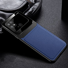 Funda Silicona Goma de Cuero Carcasa FL1 para Xiaomi Poco C40 Azul