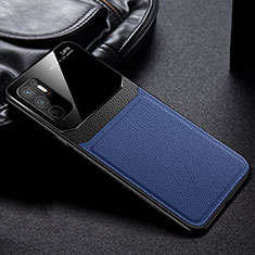 Funda Silicona Goma de Cuero Carcasa FL1 para Xiaomi POCO M3 Pro 5G Azul