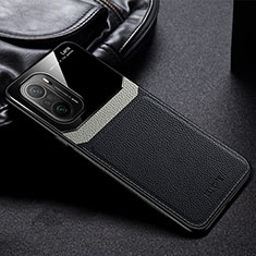 Funda Silicona Goma de Cuero Carcasa FL1 para Xiaomi Redmi K40 Pro+ Plus 5G Negro