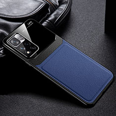 Funda Silicona Goma de Cuero Carcasa FL1 para Xiaomi Redmi Note 11S 5G Azul