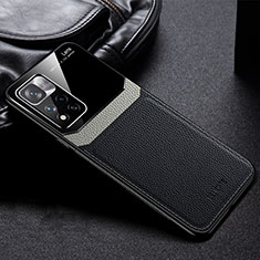 Funda Silicona Goma de Cuero Carcasa FL1 para Xiaomi Redmi Note 11S 5G Negro